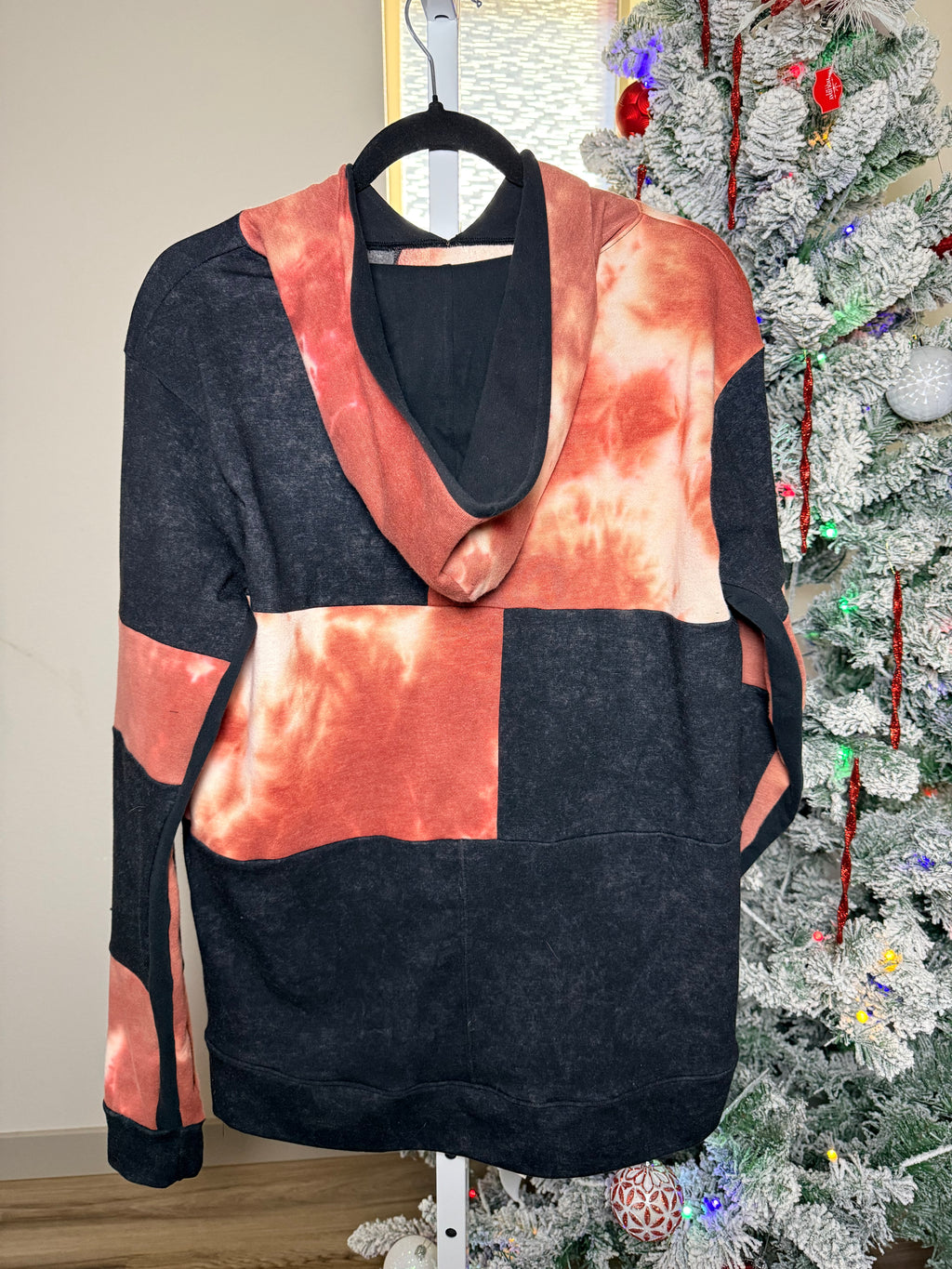 Carhartt Black and Rusted Red - Upcycled Hoodie – One-of-a-Kind & Sustainably Made