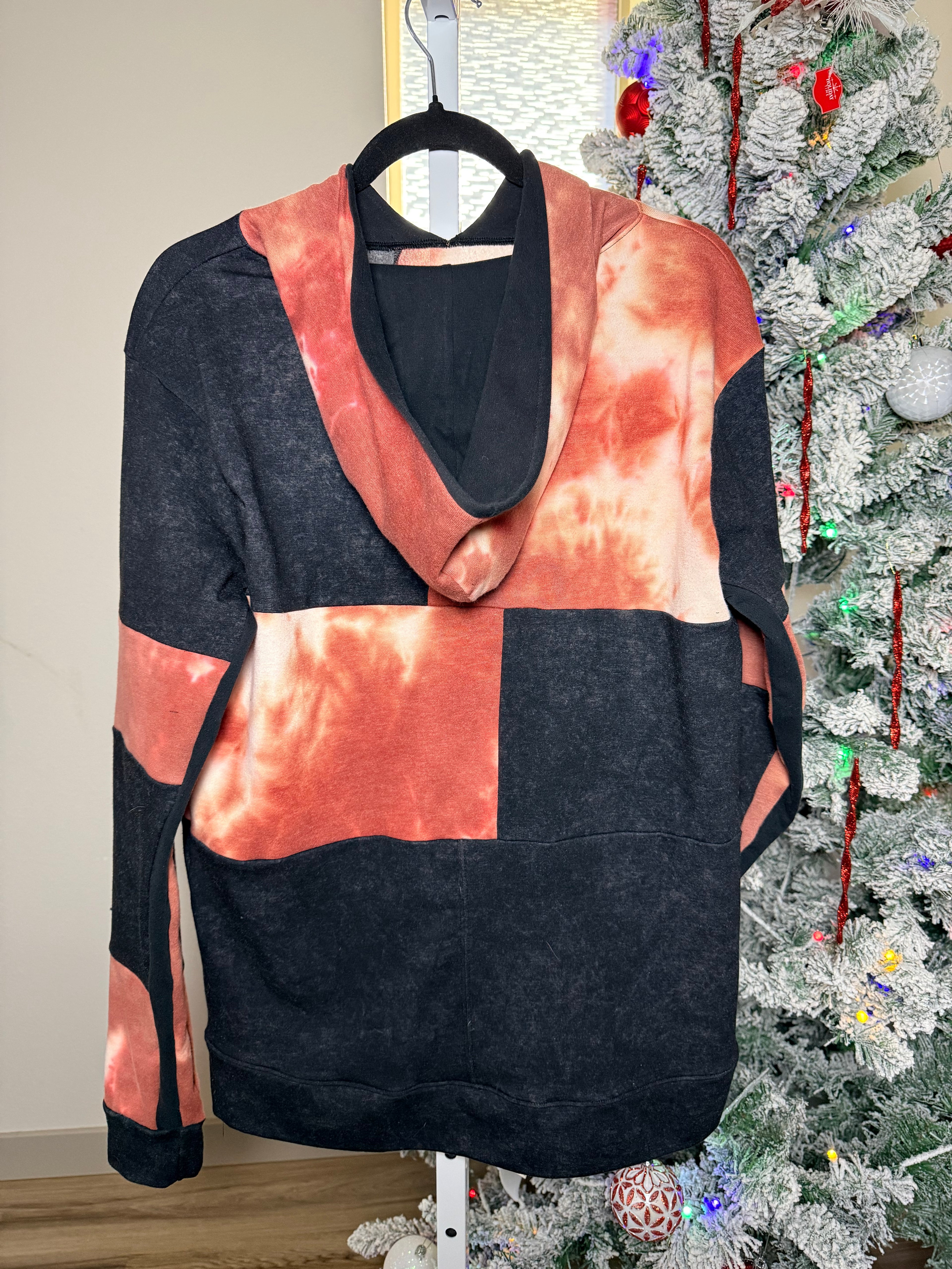 Carhartt Black and Rusted Red - Upcycled Hoodie – One-of-a-Kind & Sustainably Made